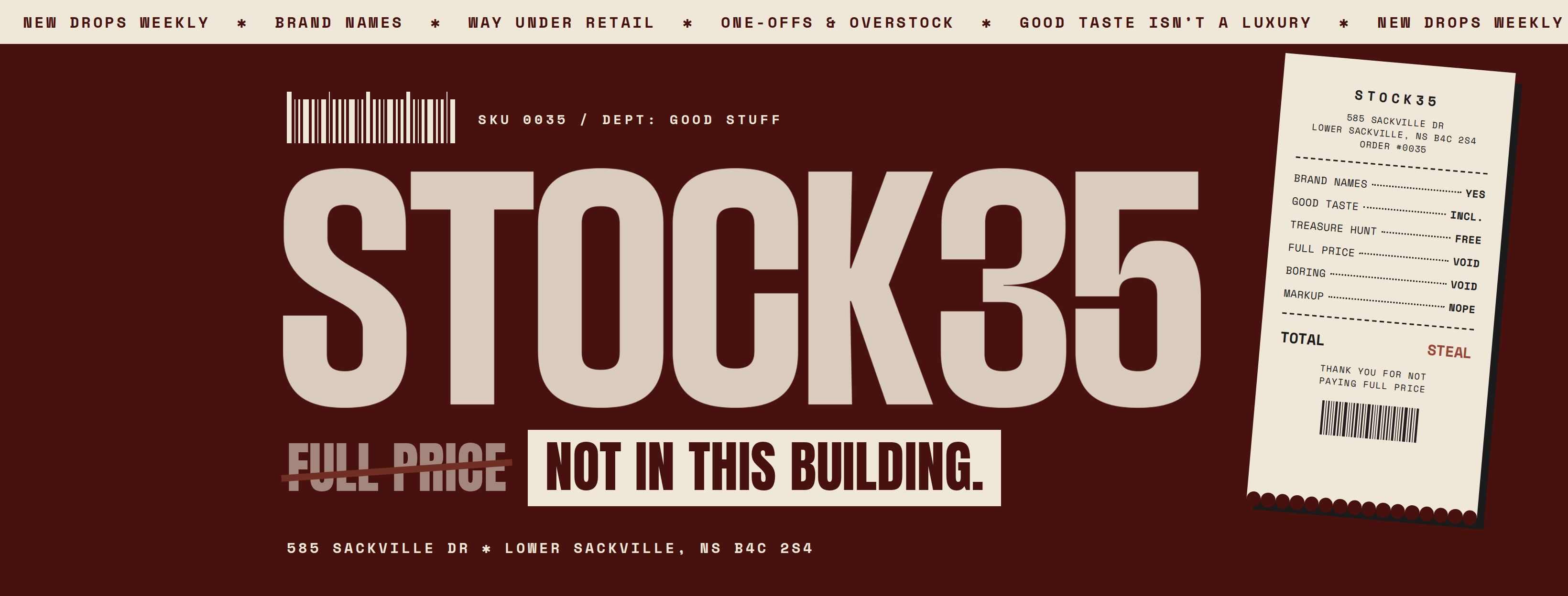 STOCK35 — A Liquidation Store